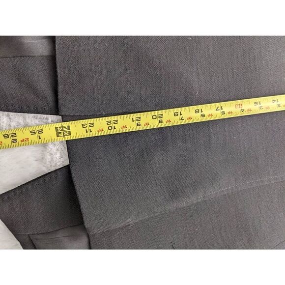 Helmut Lang Black Leather Wool Silk Blazer Size 0 XS - Picture 8 of 8